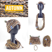 Autumn - Medium Handmade Hat with Scuffle