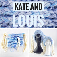 Kate and Louis Adult and Baby Matching Hat Combo