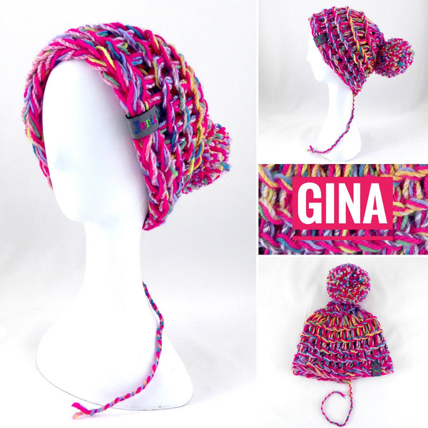 Gina - Large Handmade Hat